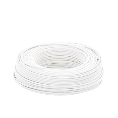 Bobina de 100 Metros (328.08 Pies) / Cable de CCA / 4 x 22 AWG / Tipo Aluminio Revestido de Cobre / Aplicaciones en Alarmas de Intrusión / Automatización | SF-22-04-LE/100M