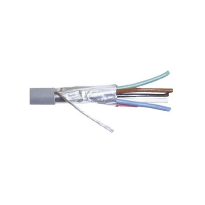 Cable Calibre 22, CMR, 6 Conductores, Blindado, 305 Metros (1000 Pies), Color Gris | 9290