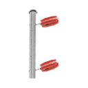 Aislador de color Rojo para postes de esquina de alta Resistencia con Anti UV de uso en cercos eléctricos | SFESQUINEROR