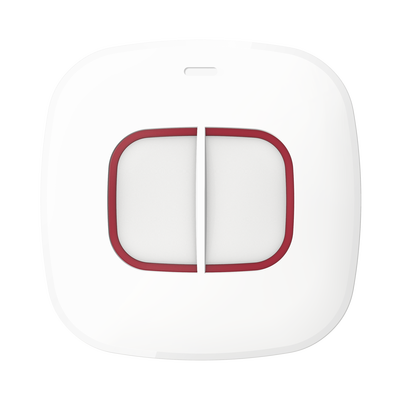 (AX PRO) Botón de Pánico Inalámbrico Doble / Exterior IP66 / Indicador LED | DS-PDEB2-EG2-WB(B)