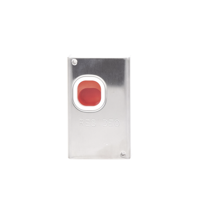 Botón de pánico con restablecimiento manual con cubierta metálica NA/NC | 269R