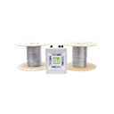 Kit de Cable Sensor Para Cerca Ciclonica IRONCLAD / 150 METROS / 2 ZONAS; 75 METROS POR ZONA / Sin Falsas Alarmas por Viento / TODO Incluido/TARJETA LPU400/ Calibración por Software | IROC-2Z-250-V2