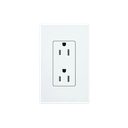 Tomacorriente receptáculo convencional  120V, 15A, color blanco. | CAR15WH