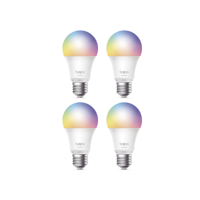 Kit 4 Focos WIFI Multicolor, Intensidad y Color Regulables, Comandos de Voz Mediante Amazon Alexa/Google Assisten | TAPOL530E(4PACK)