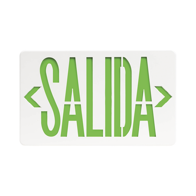 Letrero LED DUAL de SALIDA Universal con alto brillo/uso en pared, lateral o techo/Batería de Respaldo Incluida. | SF820X