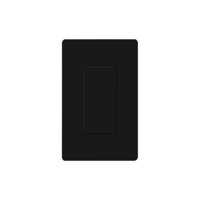 Placa ciega de pared color negro | DVBIBL