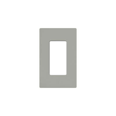 Tapa Color Gris para interruptor o dimmer Lutron, 1 gang, limpio y moderno | CW1GR