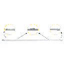 Riel Ajustable Cortinas Motorizadas / 2.3-4 m Ajustable / 20 Kg Capacidad / Movelite WF + Elatio Compatible / Instalación Techo / DIY / Smart Home | RIELRETRACURTAIN