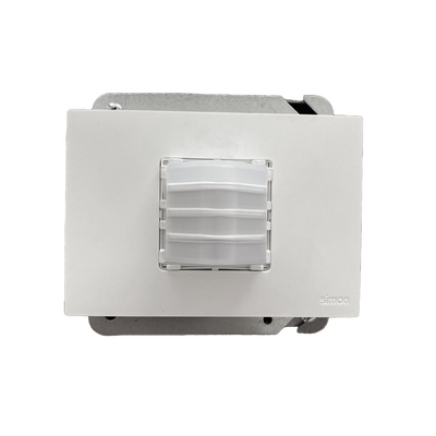 Marco blanco con placa metalica para caja americana | AS316S