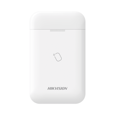 (AX PRO) Lector de Tag Inalámbrico HIKVISION /  Permite Armar y Desarmar / Incluye 2 Tag DS-PT-M1 | DS-PT1-WB