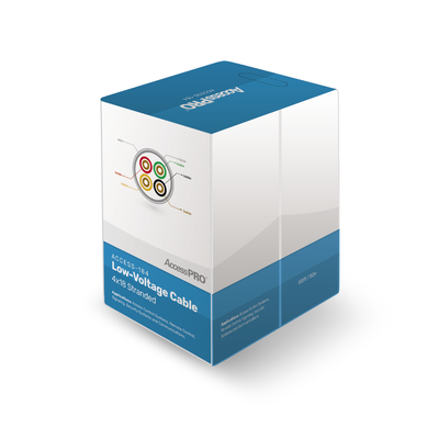 Bobina de 152 metros, 4 x 18 AWG, FRPVC, CM, para aplicaciones en control de acceso | ACCESS-184/500