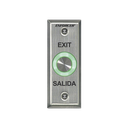 Botón de Salida con Aro Iluminado Color Verde y Rojo / IP65 / Buzzer / Función Toggle (Enclavado) / Temporizador  / Relevador NC/NO/ Uso Exterior e Interior. | SD6176SS1Q