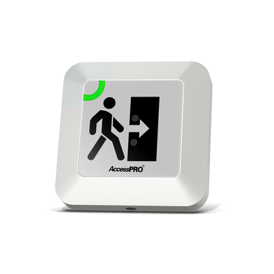 Botón de Salida sin Contacto Compatible con Control Remoto / Temporizado / Distancia Ajustable  / Diseño Moderno | ACCESSK4DTR