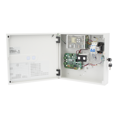 Controlador de Acceso para 4 puertas / Administrable 100 % en la Nube / Compatible con Teclado Wiegand de Terceros / PIN para visitas desde la APP / Capacidad de batería de respaldo / Función de  Anti-Passback / 50,000 Tarjetas | A094S