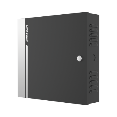 Controlador de Acceso para 2 Puertas y 4 Lectores Wiegand o RS485 / Incluye Gabinete y Fuente de Alimentación 12Vcc/8A / Soporta Batería de Respaldo /  Wiegand y RS-485 / 10,000 Tarjetas | DS-K2812