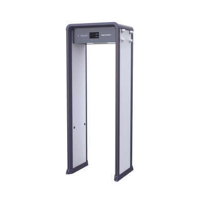 Arco Detector de Metales de 33 Zonas con Pantalla LCD de 7" / Conteo de personas y Alarmas / Ajuste de Sensibilidad e Interferencias | ISD-SMG533L
