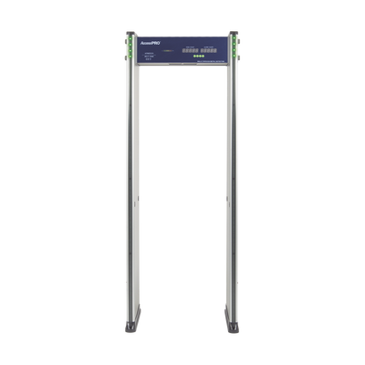 Detector de metales de 6 zonas/ Uso en Interior/ Contador de alarmas y Personas | APMESC6