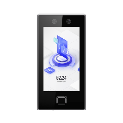 Terminal Facial Min Moe WiFi / Lector de Huellas / 6,000 Rostros y 10,000 Huellas / Pantalla 7" / Administrable en la Nube con Hik-Connect 6 / Exterior IP65 / LED Rojo/Verde Indicador de Acceso / SIP Estandar / HIK-IA | DS-K1T670MFWX