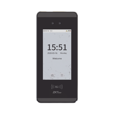 Terminal de reconocimiento Facial para 3,000 usuarios / Lector de tarjetas EM / Compatible con ZKBioCVAccess y ZKBioCVsecurity | MINI-AC-PLUS