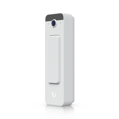UVC Doorbell Lite – Videoportero Compacto 5 MP PoE con Visión Nocturna IR, Audio Bidireccional y Diseño Resistente al Clima, Color Blanco | UVC-DOORBELL-LITE-W