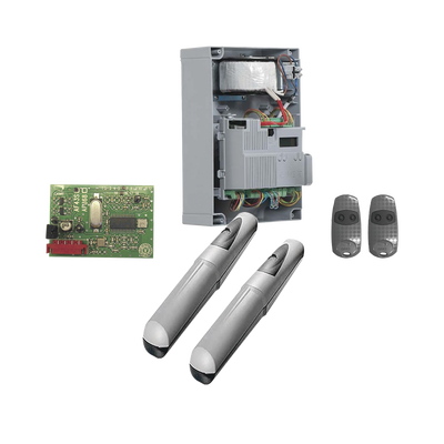 Kit de operadores AXO 5024 Para puertas Abatibles de hasta 5 Metros y 400 Kg de peso por hoja | KIT-AXO-5024