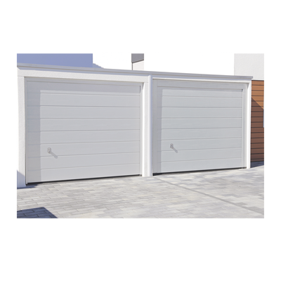 Sección para puerta de Garage / Lisa / Color blanco / Para GARAGE208 / Estilo Americana. | SEC-GAR208