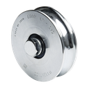 Rueda de 14 cm SIN Soporte / Soporta hasta 550 kg / Canal Tipo "U" | 1150-5060-001