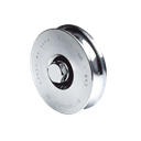 310 - Rueda de 8 cm SIN Soporte / Soporta hasta 200 kg / Canal Tipo "U" | 1150-4525-001