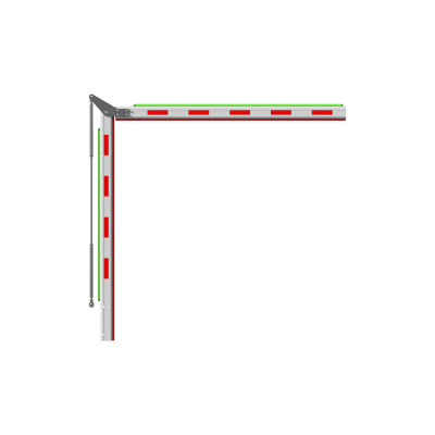 Brazo Articulado 3 mts (1.5+1.5) con Iluminación para Barreras Hikvision Serie DS-TMG320 | 307500825