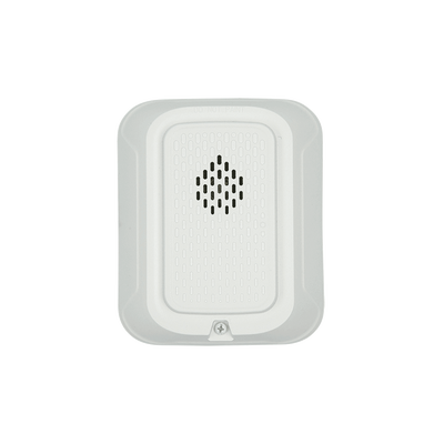 Sirena para Montaje en Pared, 12 a 24 Vcc, Color Blanco, Nuevo Diseño Moderno y Elegante y Menor Consumo de Corriente | HW-L