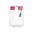 Cubierta Universal Transparente con Sirena, Texto de Incendio en Español | STI-13020FR-ES