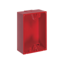 Caja trasera de montaje color rojo para estaciones de parada STOPPER | KIT-71100A-R
