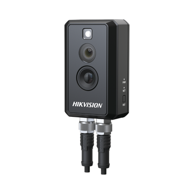 Cámara IP Térmica Tipo Cubo / Medición de Temperatura de Alta Precisión ±2°C,±2% / Doble Rango: -20°C a 150°C y 0°C a 550°C / Térmica 160x120 Gran Angular 90° / Óptica 2 MP / | DS-2TD3017T-2/V