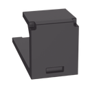 Módulo de Tapa Ciega (Inserto Ciego), Mini-Com, Color Negro, 1 Pieza | CMBBL-X