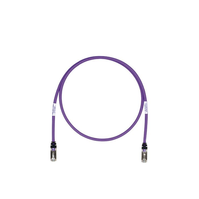 Patch Cord Cat6A, Blindado S/FTP, CM/LS0H, 3.05 Metros (10 Pies), Color Violeta | STP6X10VL