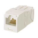 Conector Jack RJ45 Estilo TG, Mini-Com, Categoría 6A, de 8 Posiciones y 8 Cables, Color Blanco Mate | CJ6X88TGIW