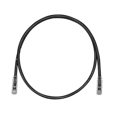 Cable de Parcheo TX6, UTP Cat6, 24 AWG, CM, Color Negro, 0.91 Metros (3 Pies) | UTPSP3BLY