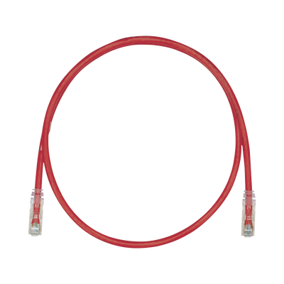 Cable de Parcheo TX6, UTP Cat6, 24 AWG, CM, Color Rojo, 4.57 Metros (15 Pies) | UTPSP15RDY