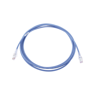 Patch Cord MC6 Modular Cat6 UTP, CM/LS0H, 3.05 Metros (10 Pies), Color Azul, Versión Bulk (Sin Empaque Individual) | MC6-10-06B