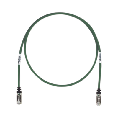 Patch Cord Cat6A, Blindado S/FTP, CM/LS0H, 2.13 Metros (7 Pies), Color Verde | STP6X7GR
