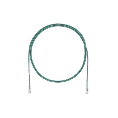 Cable de Parcheo TX6, UTP Cat6, Diámetro Reducido (28AWG), Color Verde, 3.05 Metros (10 Pies) | UTP28SP10GR
