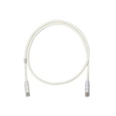 Cable de Parcheo UTP Categoría 6, con Plug Modular en Cada Extremo - 1.5 Metros (4.92 Pies) - Blanco Mate | NK6PC5Y