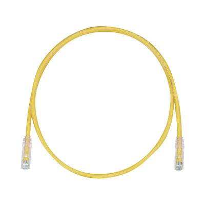 Cable de Parcheo TX6, UTP Cat6, 24 AWG, CM, Color Amarillo, 4.57 Metros (15 Pies) | UTPSP15YLY