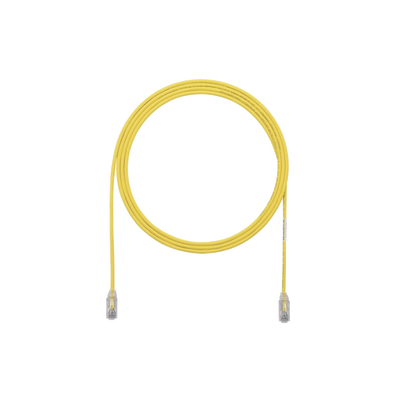 Cable de Parcheo TX6, UTP Cat6, Diámetro Reducido (28AWG), Color Amarillo, 0.91 Metros (3 Pies) | UTP28SP3YL