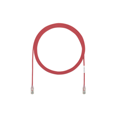 Cable de Parcheo TX6, UTP Cat6, Diámetro Reducido (28AWG), Color Rojo, 1.52 Metros (5 Pies) | UTP28SP5RD