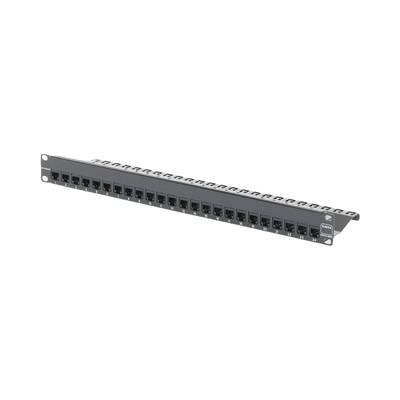 Patch Panel Z-Max, Blindado, de 24 Puertos, Modular (Vacío), Plano, 1UR | ZS-PNL-24E