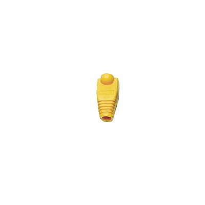 Bota Plástica para Protección de Plug RJ45, Color Amarillo | LP-PG8-025-YE