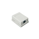 Caja de Pared con 1 Puerto Keystone, Incluye Jack STP Cat5e | LP-WP-6036