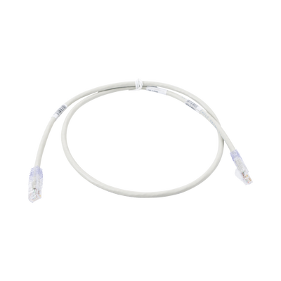 Cable de Parcheo TX6, UTP Cat6, 24 AWG, CM, Color Gris, 2.13 Metros (7 Pies) | UTPSP7GYY