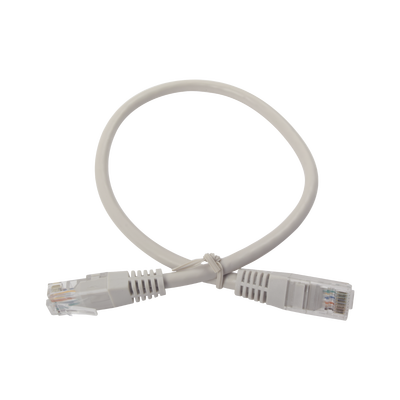 Cable de Parcheo UTP Cruzado Cat6 0.4 Metros (1.31 Pies) - Gris | LPUT6040CS